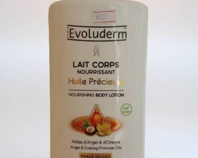 Lait corps nourissant Evoluderm, Huile Précieuse, 1000 ml.  Peaux sèches